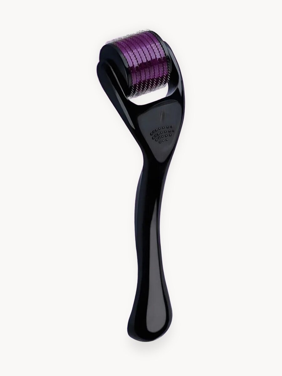 Мезороллер для роста волос и бороды с гипоаллергенными титановыми иглами