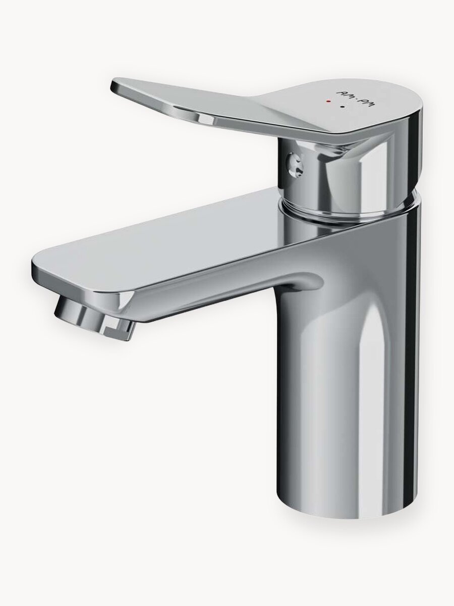 Смеситель для раковины AM.PM X-Joy, монолитный излив 100 мм, хром