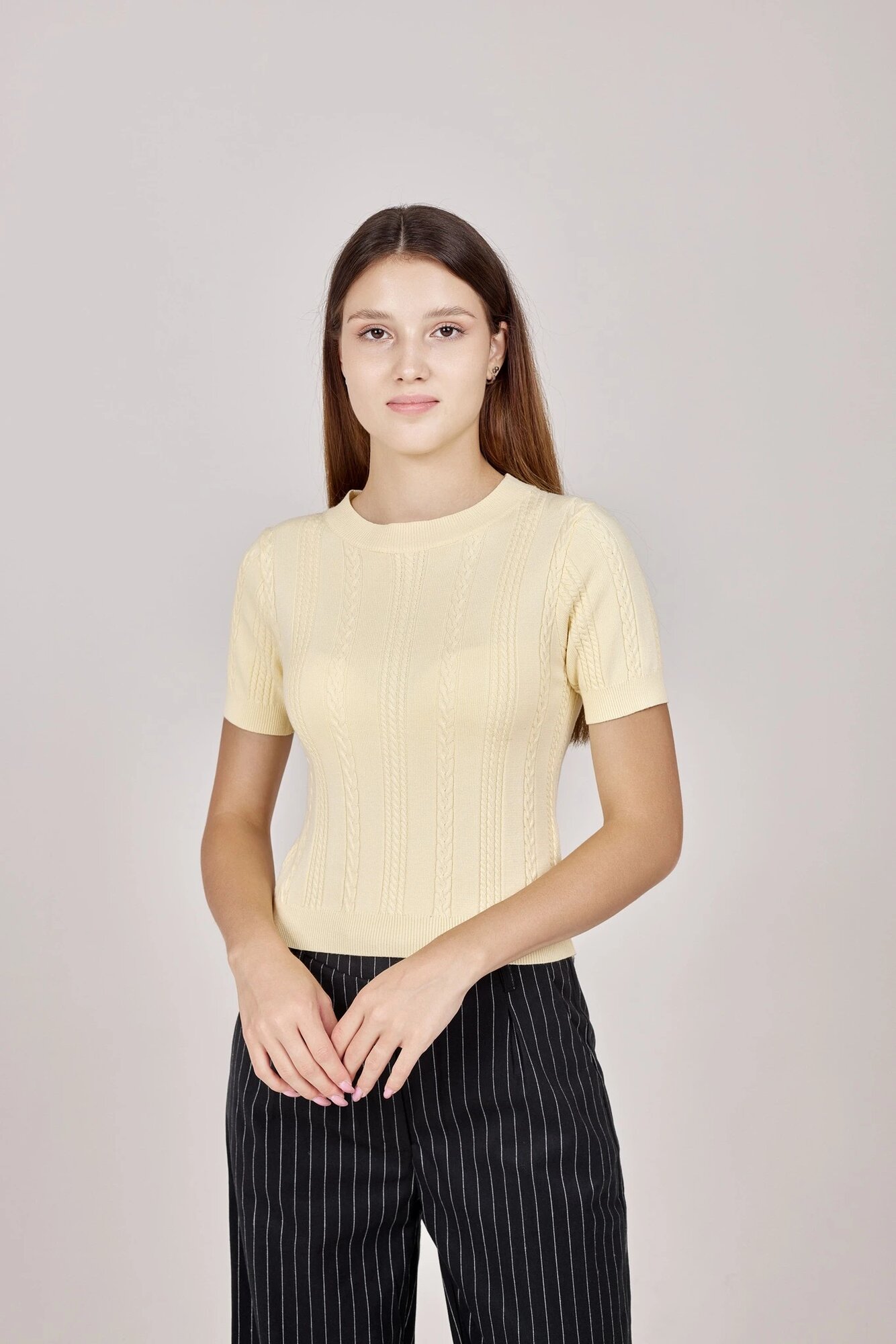 Джемпер Selfie, размер S, желтый — фото 1