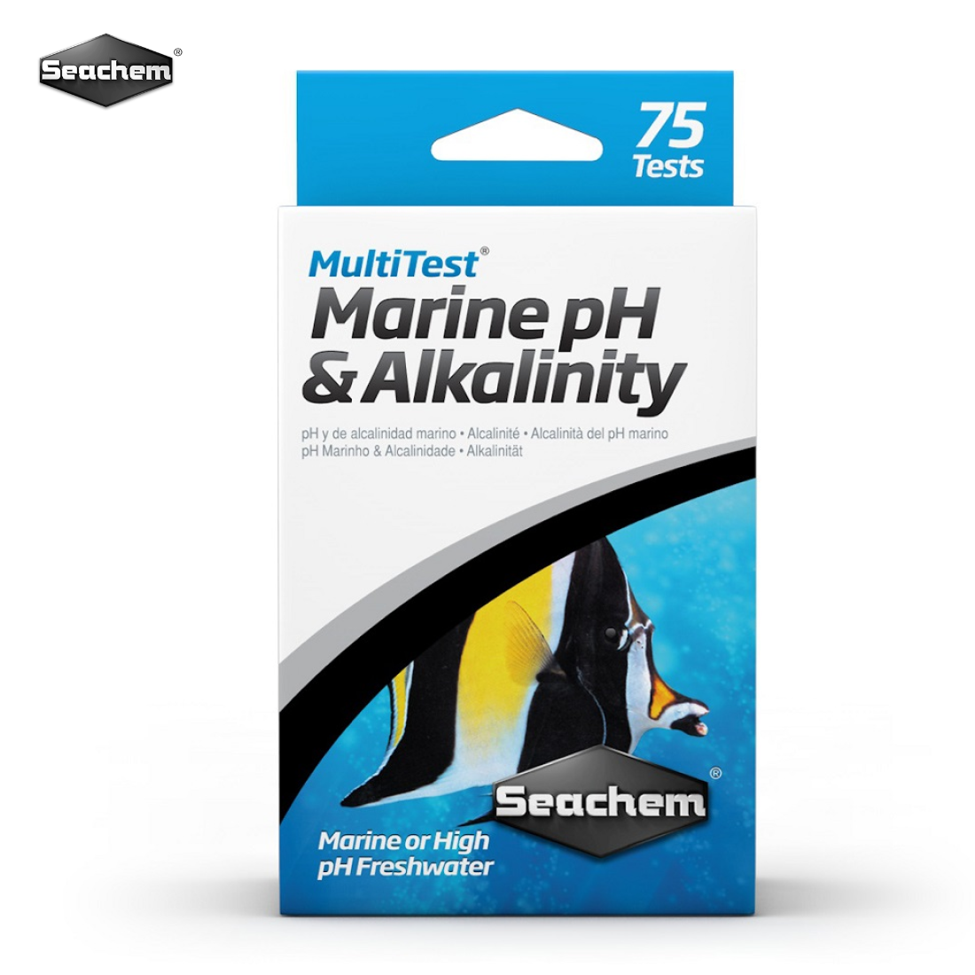 Тесты На Околоплодные Воды Тест для воды Seachem MultiTest: Marine pH & Alkalinity (для морского аквариума) капельный на pH и щелочность, 75 тестов