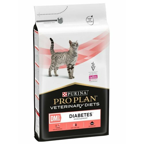 Purina Pro Plan Veterinary Diets Feline DM ST/OX - Diabetes Management. Сухой корм для кошек Пурина Про План диабетик - 5кг