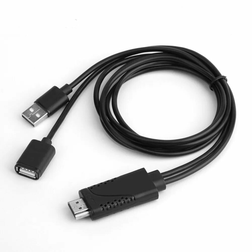 EQP Адаптер USB на HDMI 1080P, Черный