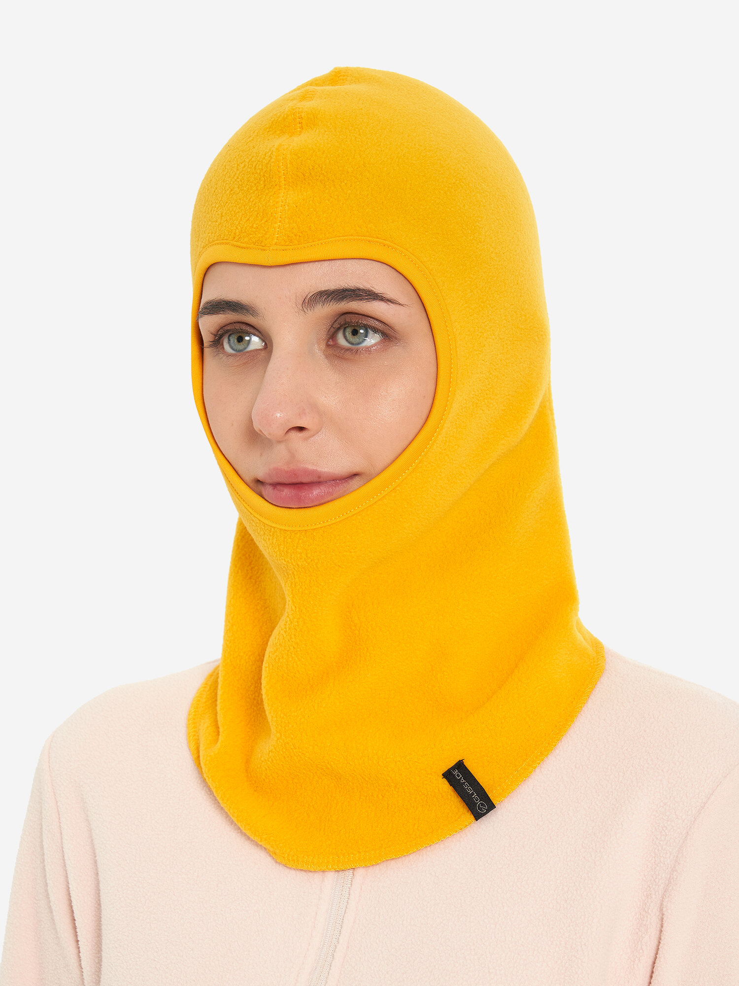 Балаклава GLISSADE Unisex balaclavas для мужчин и женщин, размер one size, желтый