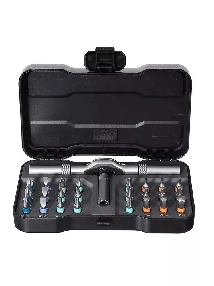 Набор инструментов Atuman RS-1 Multipurpose Ratchet Set 24 in 1 (черный) — фото 1