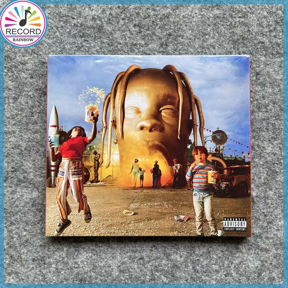 Travis Scott AstroWorlo 2018 CD настоящий Герметичная упаковка совершенно новый