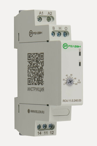 Изображение товара Реле контроля уровня жидкости, 24-240В AC/DC, релеон, RC4.11.0.240.00