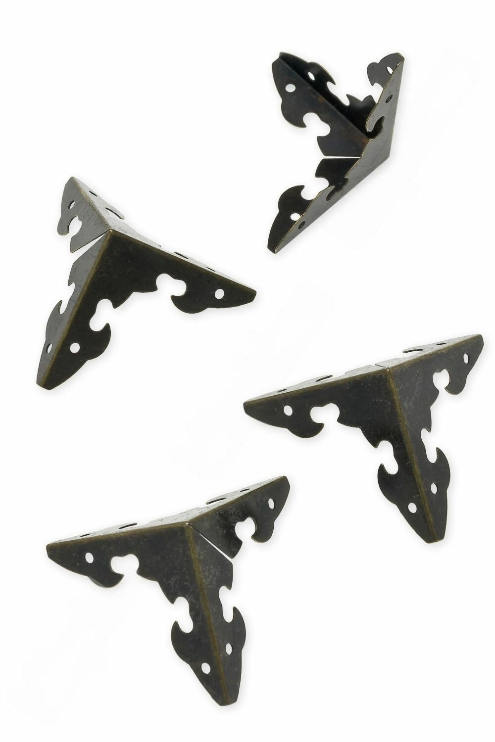 Уголки и накладки для шкатулок и сундучков 30*30 мм (20 шт) SF-7976 бронза №4