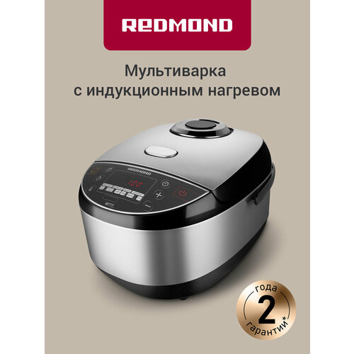 Мультиварка REDMOND RMC-IHM301 44 см серебристый/черный