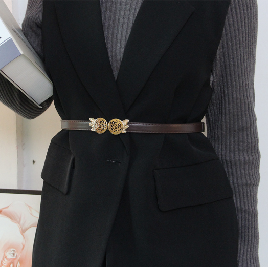 Ремень  для женщин, размер 102, коричневый 05 — фото 1