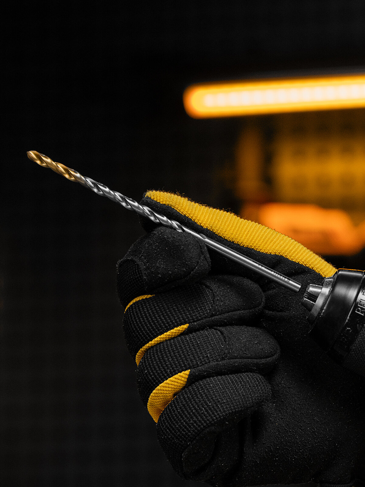 Изображение Сверло по металлу спиральное удлиненное Denzel Golden Tip, 7 х 156 мм, трехгранный хвостовик, сталь Р6М5, 718258