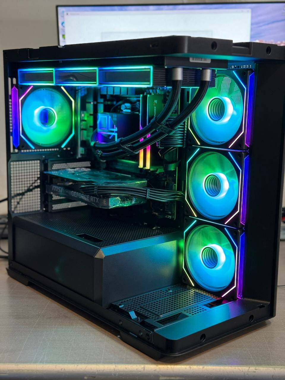 Игровой ПК FamePC D300 Ryzen 7 7800X3D. RTX 4070 Super 12GB.32GB DDR5.2TB SSD M.2 NVMe.850W GOLD — фото 1