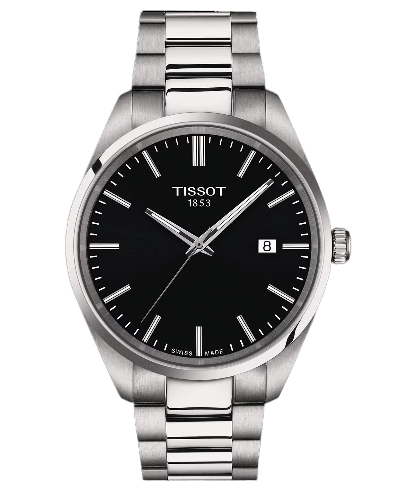 Наручные часы TISSOT T-Classic, черный/стальной