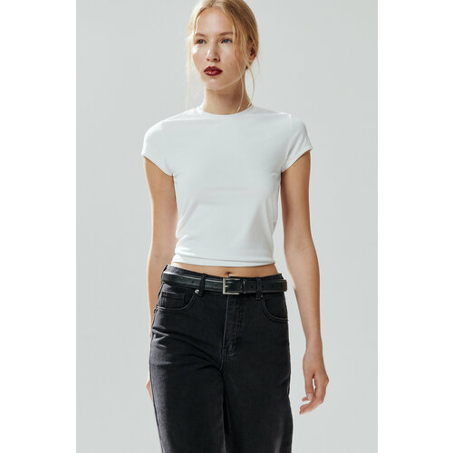фото Футболка befree women smart, размер l, белый,