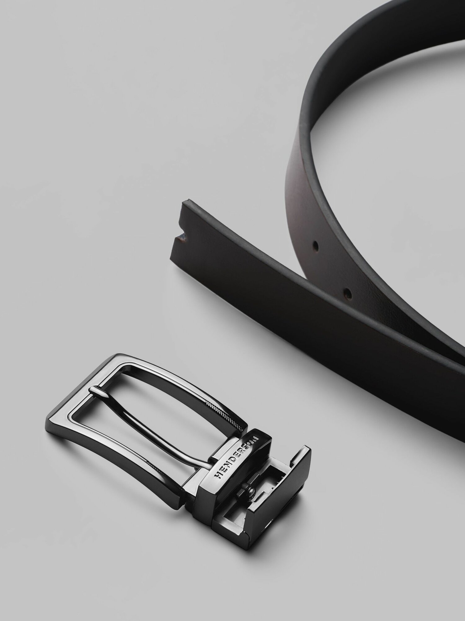 Ремень HENDERSON для мужчин, размер 125, темно-коричневый — фото 1