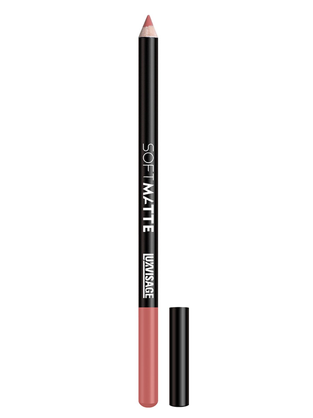 Карандаш для губ SOFT MATTE, тон 606 rosewood, LUXVISAGE