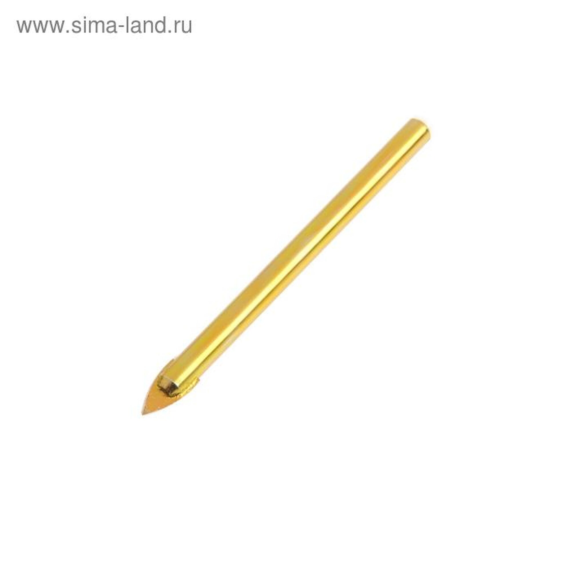 Сверло по керамике твердосплавное ЛОМ цилиндрический хвостовик 6 мм 1935852