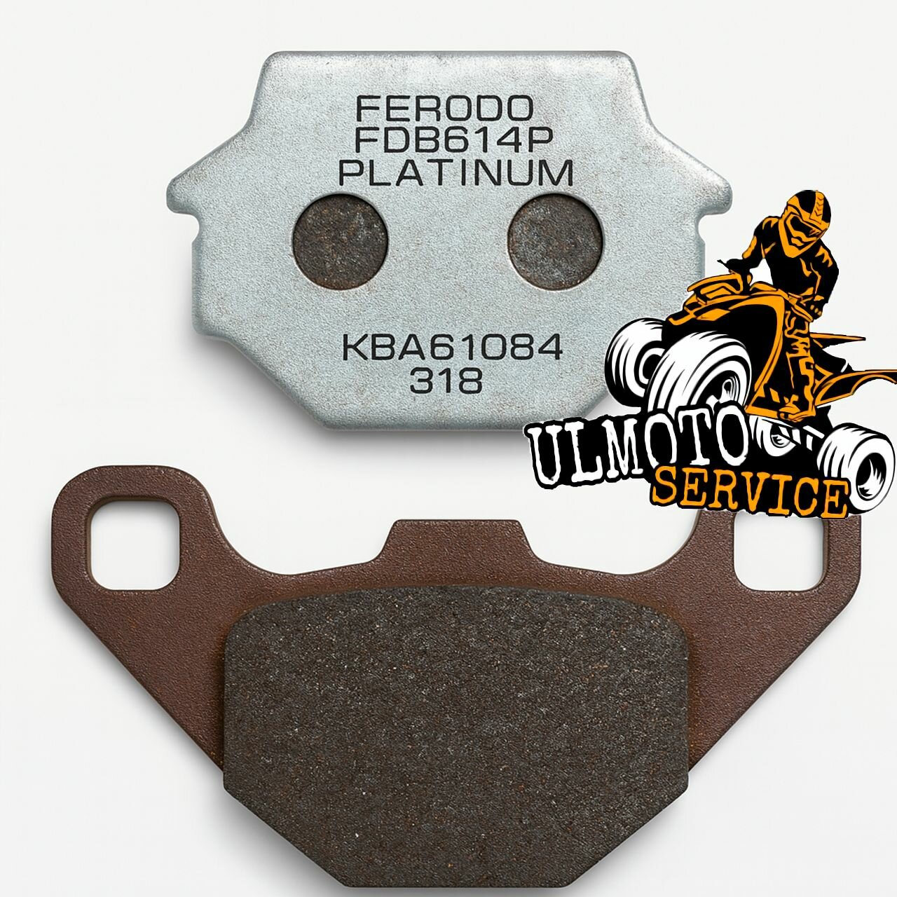 Тормозные колодки задние Ferodo FDB314P Kawasaki KLR650 Yamaha TDR125