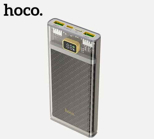 Изображение товара Внешний аккумулятор, 10000 mAh, с индикацией, быстрая зарядка, 2 USB выхода