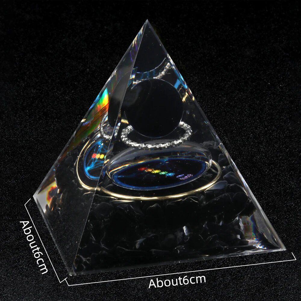 Энергетическая пирамида из аметиста Obsidian
