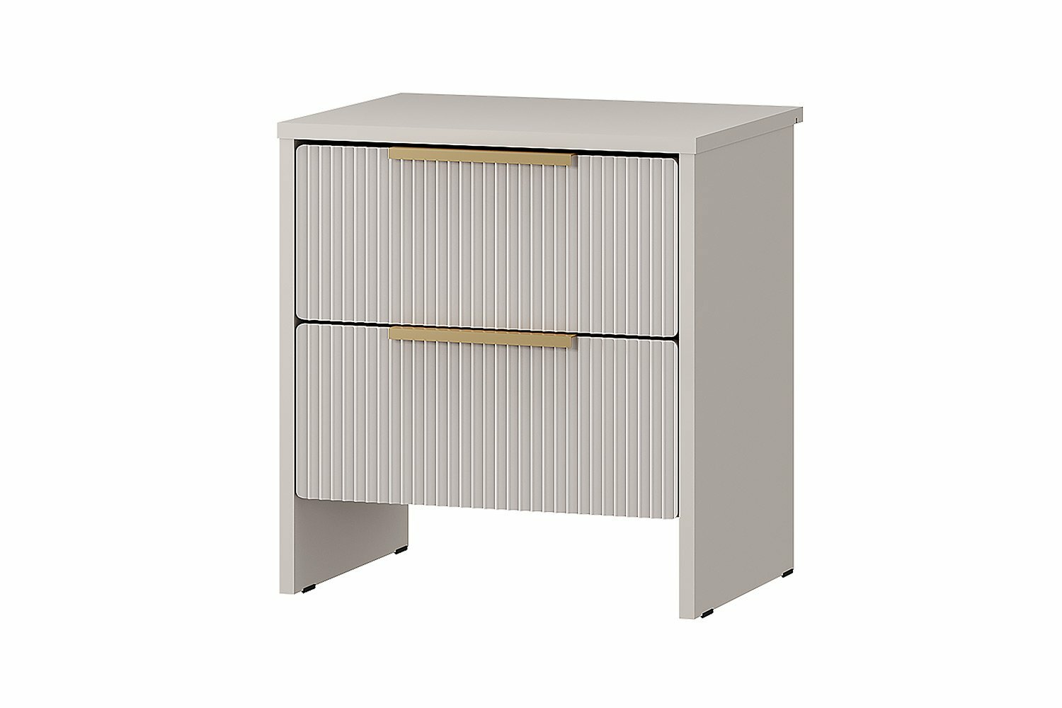 Тумба прикроватная Пандора 45х48х35 см 2 ящика цвет кашемир айриш беж