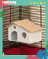 Yami-Yami Домик-избушка для грызунов пластиковый, 13.5x9.5x9.5 см