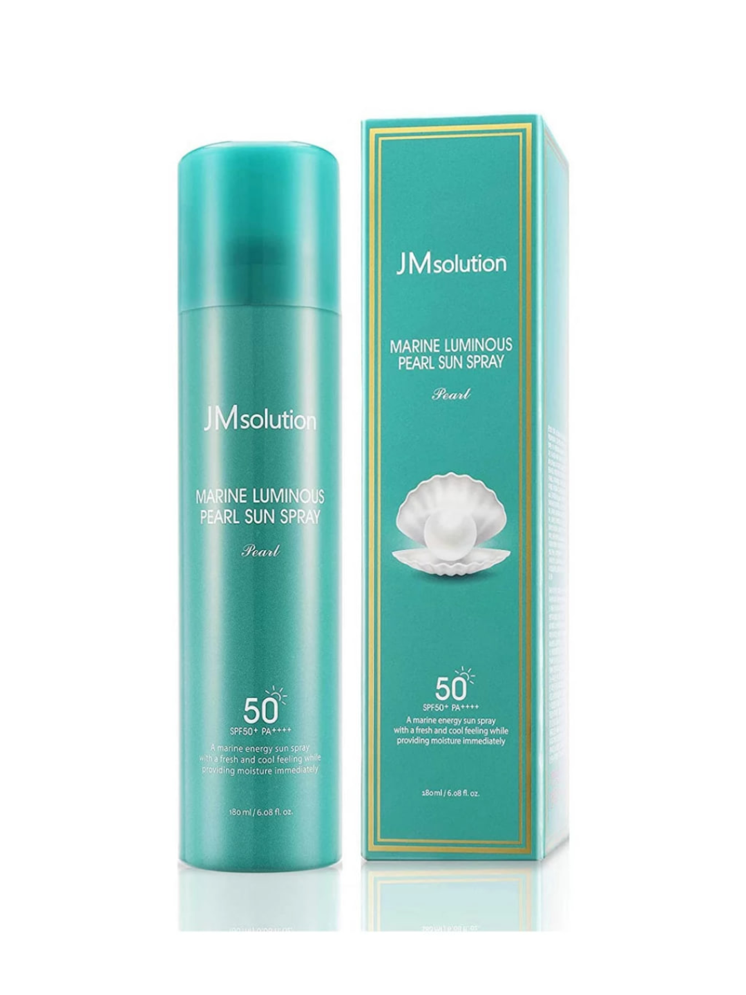Солнцезащитный спрей JMSolution "Marine Luminous", с жемчугом, SPF50+, 180мл — фото 1