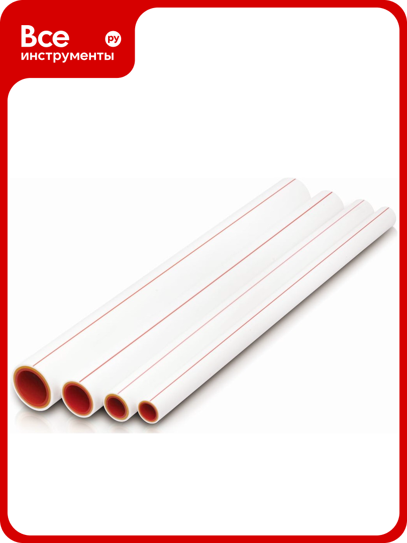 Труба Blue Ocean 63x86 полипропилен армированная стекловолокном PN20 SDR 74 PPR-Fiber-G-HW(W)-63