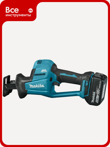 Изображение товара Сабельная аккумуляторная пила Makita LXT BL 18 В DJR189Z, для работы одной рукой, для одной руки, светодиодная