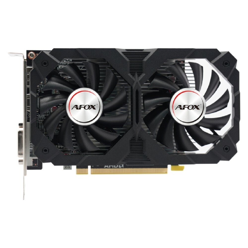 AFOX Видеокарта Radeon RX550 8GB GDDR5 128Bit DVI HDMI DP ATX Dual Fan AFRX550-8192D5H2-V2 RTL