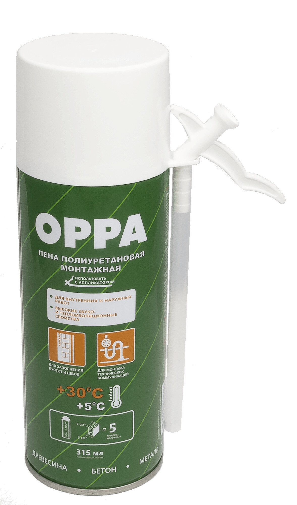 Пена монтажная ручная Oppa 315 мл