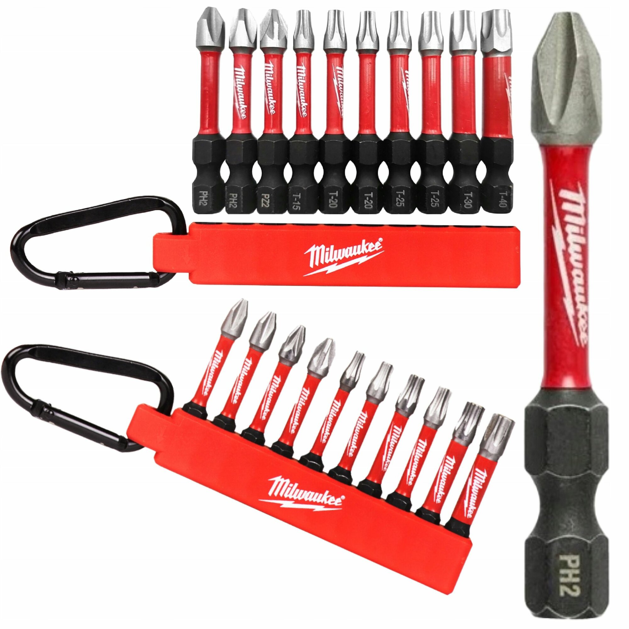 Набор бит на карабине SHOCKWAVE IMPACT DUTY №1 (10шт) арт. 4932480941