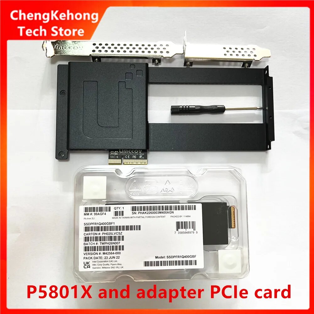 Intel OPTANE SSD P5801X 400ГБ, P5801X And adapter — купить в