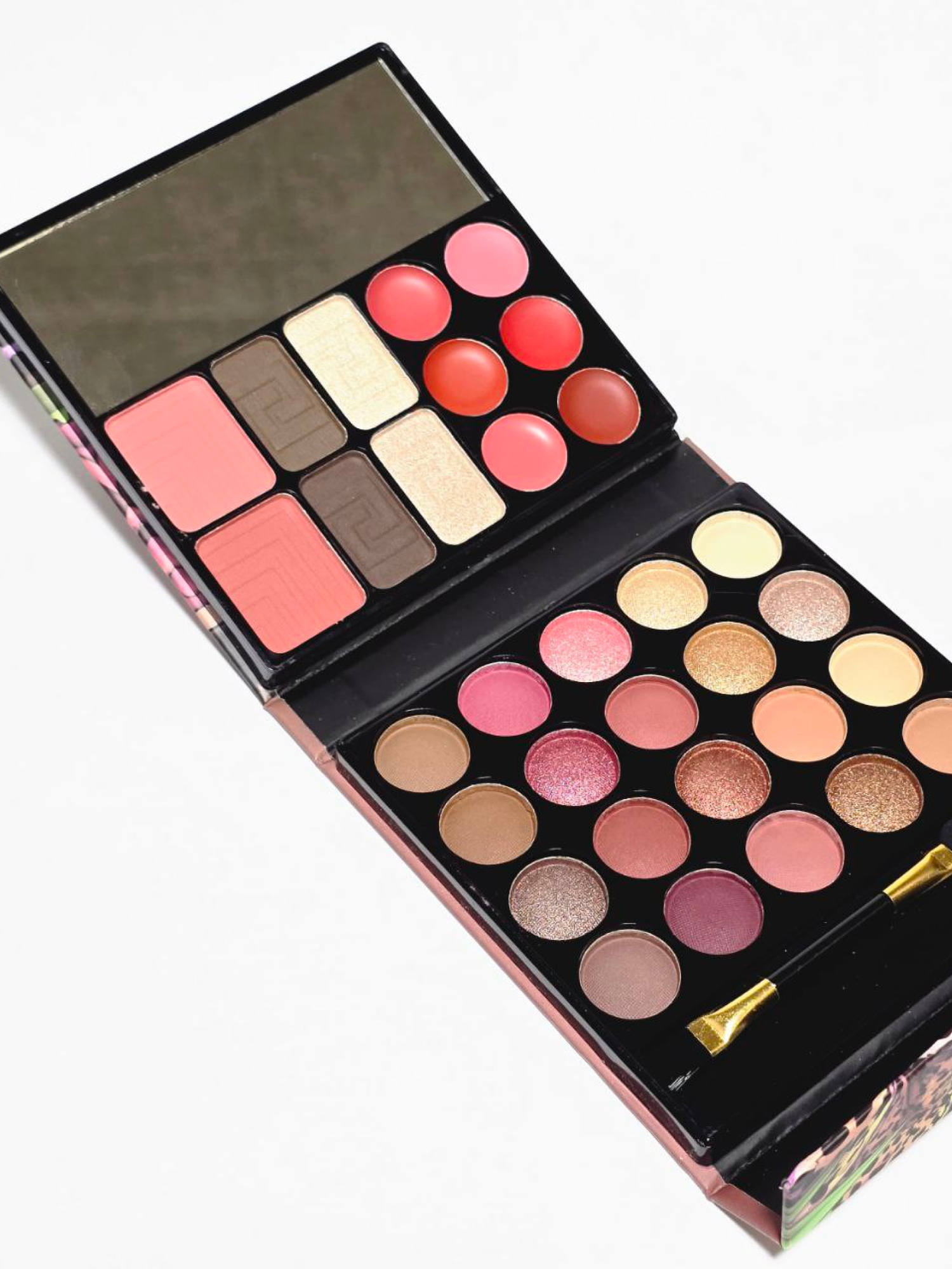 Тени для век в форме книги, с кисточкой, румянa, контринг, помада — фото 1