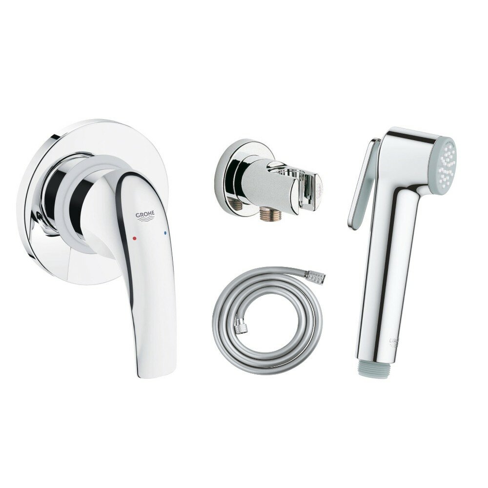 Комплект для гигиенического душа 123072 GROHE BauCurve хром