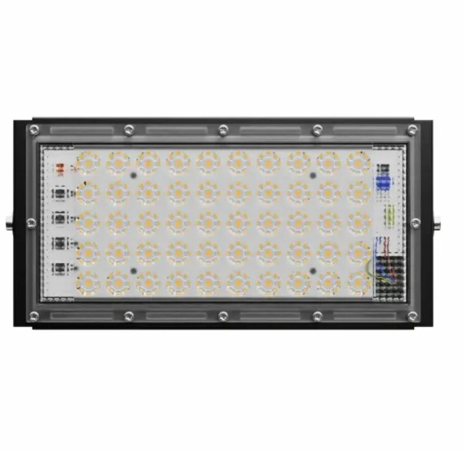Прожектор-трансформер светодиодный уличный SMD 50 Вт IP65 цвет чёрный