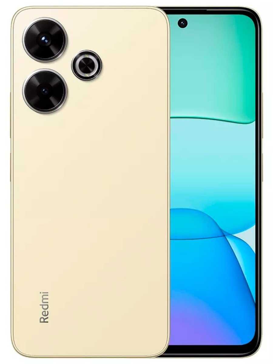 Смартфон Xiaomi Redmi 13 8/256 ГБ, Dual nano SIM, золотой (желтый)