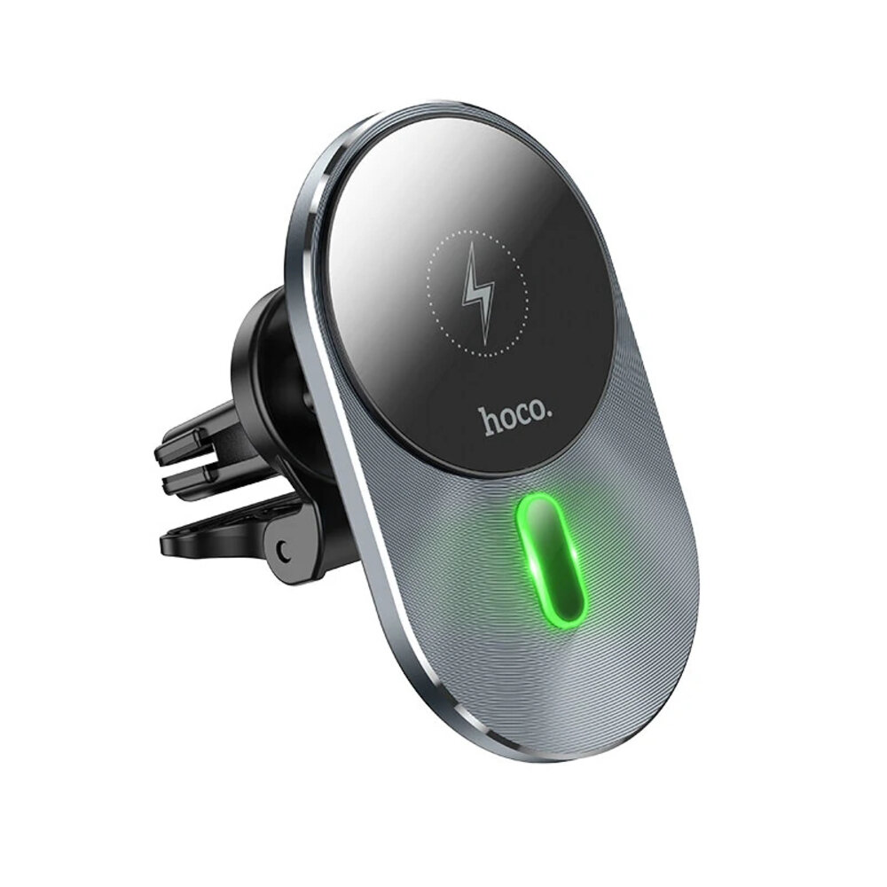 Автомобильный держатель HOCO CA91 (MagSafe) 15W с беспроводной зарядкой