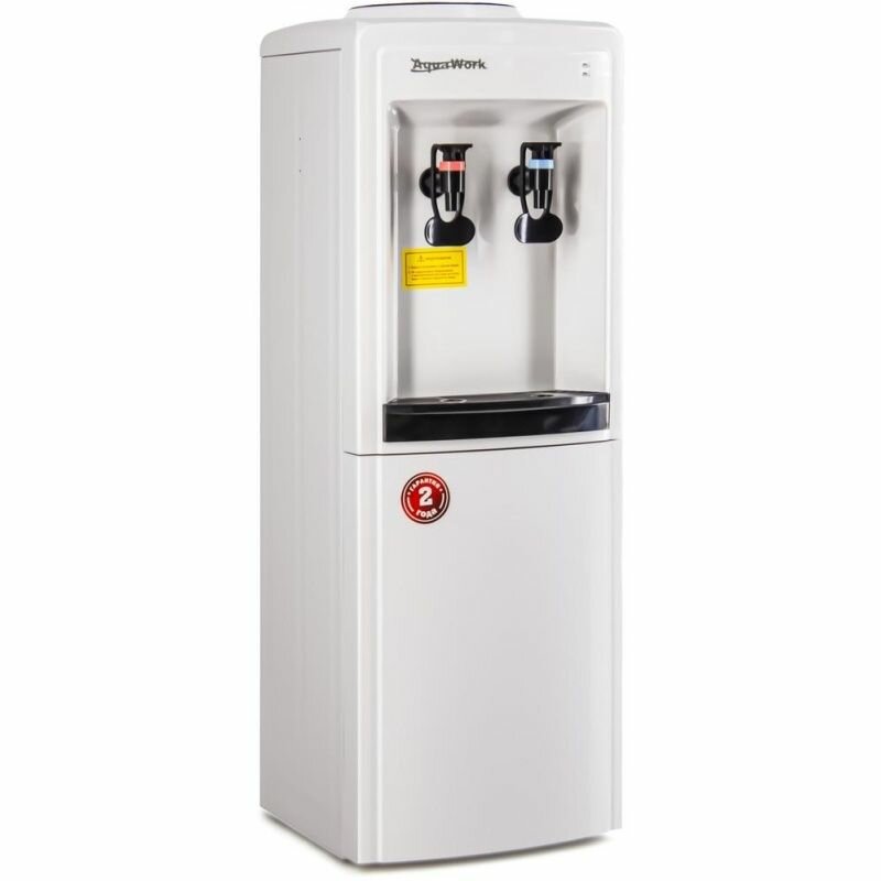 Кулер для воды Aqua Work 0,8LKR, бело-черный (27945) — фото 1