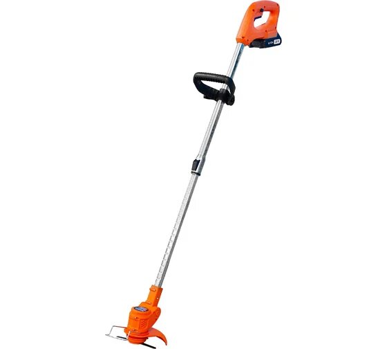 Триммер аккумуляторный Gramex CSC -21/1-20 21 В захват 15 см сдвижная штанга леска нож картон 20 А/Ч АКБ и ЗУ 1/10 020332