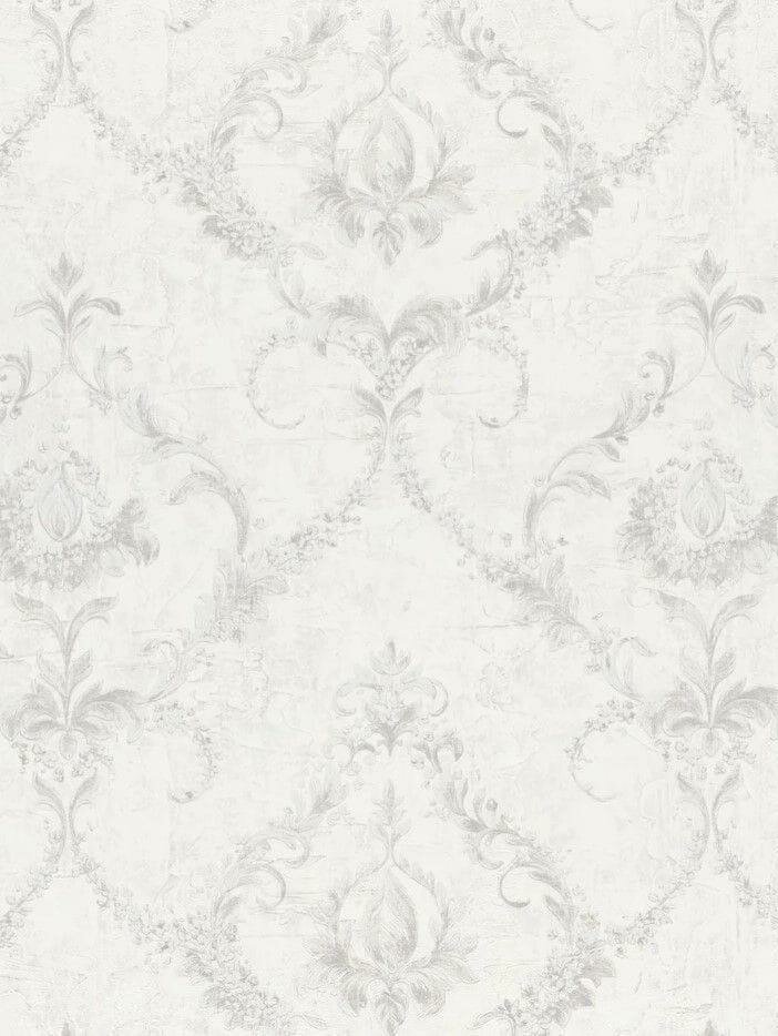 Обои R23432 Amalfi Fipar - российские флизелиновые белые с цветами  длина 10.00м ширина 1.06м рекомендуем.