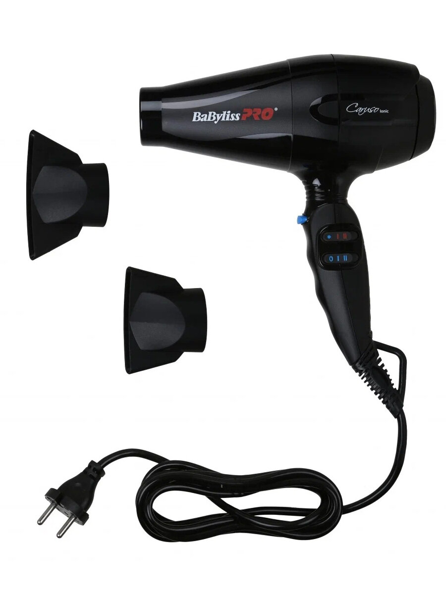 Фен BaByliss PRO CARUSO 2400вт черный — фото 1