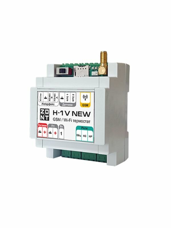 Контроллер отопительный Wi-Fi/GSM ZONT H-1V NEW