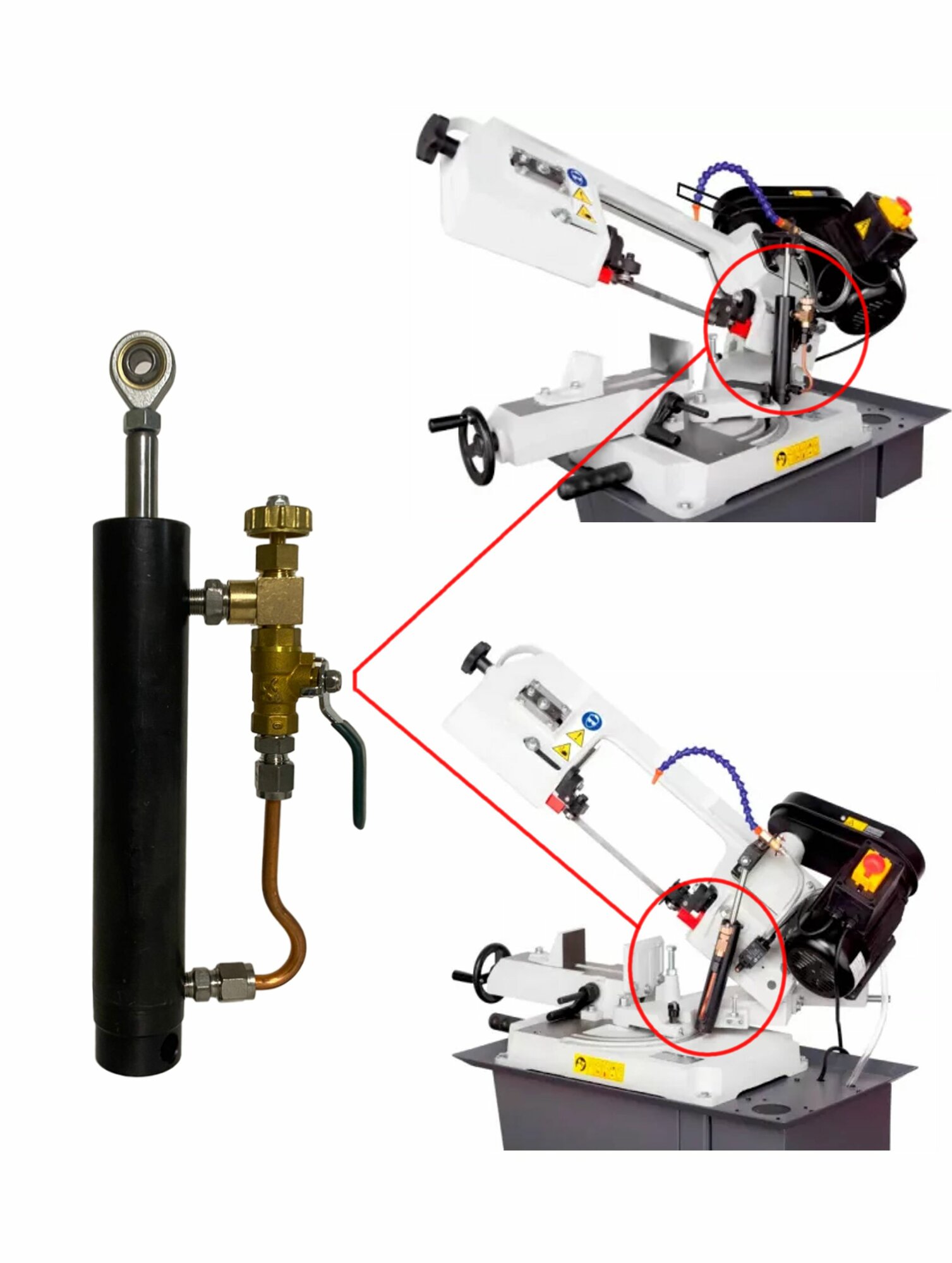 Гидроцилиндр для ленточной пилы G5013W — фото 1