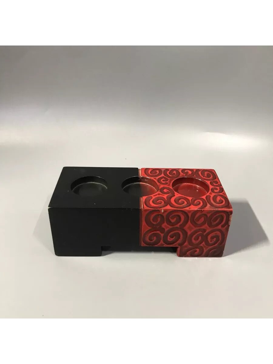 Подсвечник деревянный дизайнерский под чайные свечи — фото 1