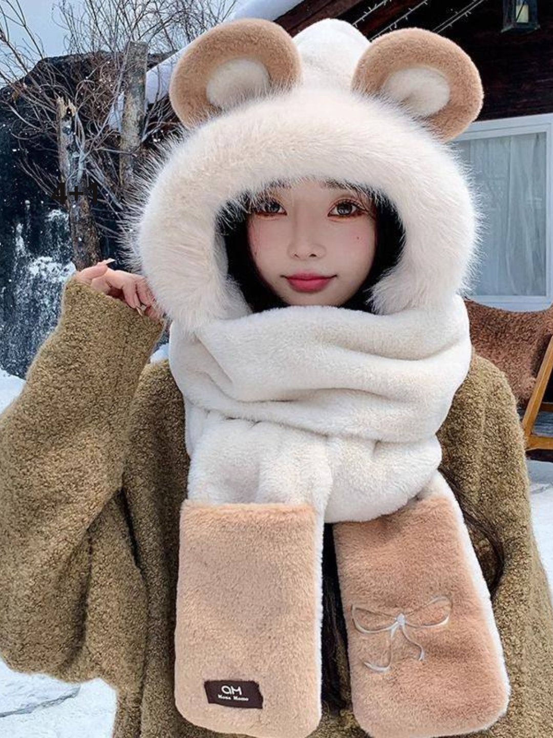 Шапка-бини JUNBERG, 100% акрил, дышащий, утепленный, унисекс