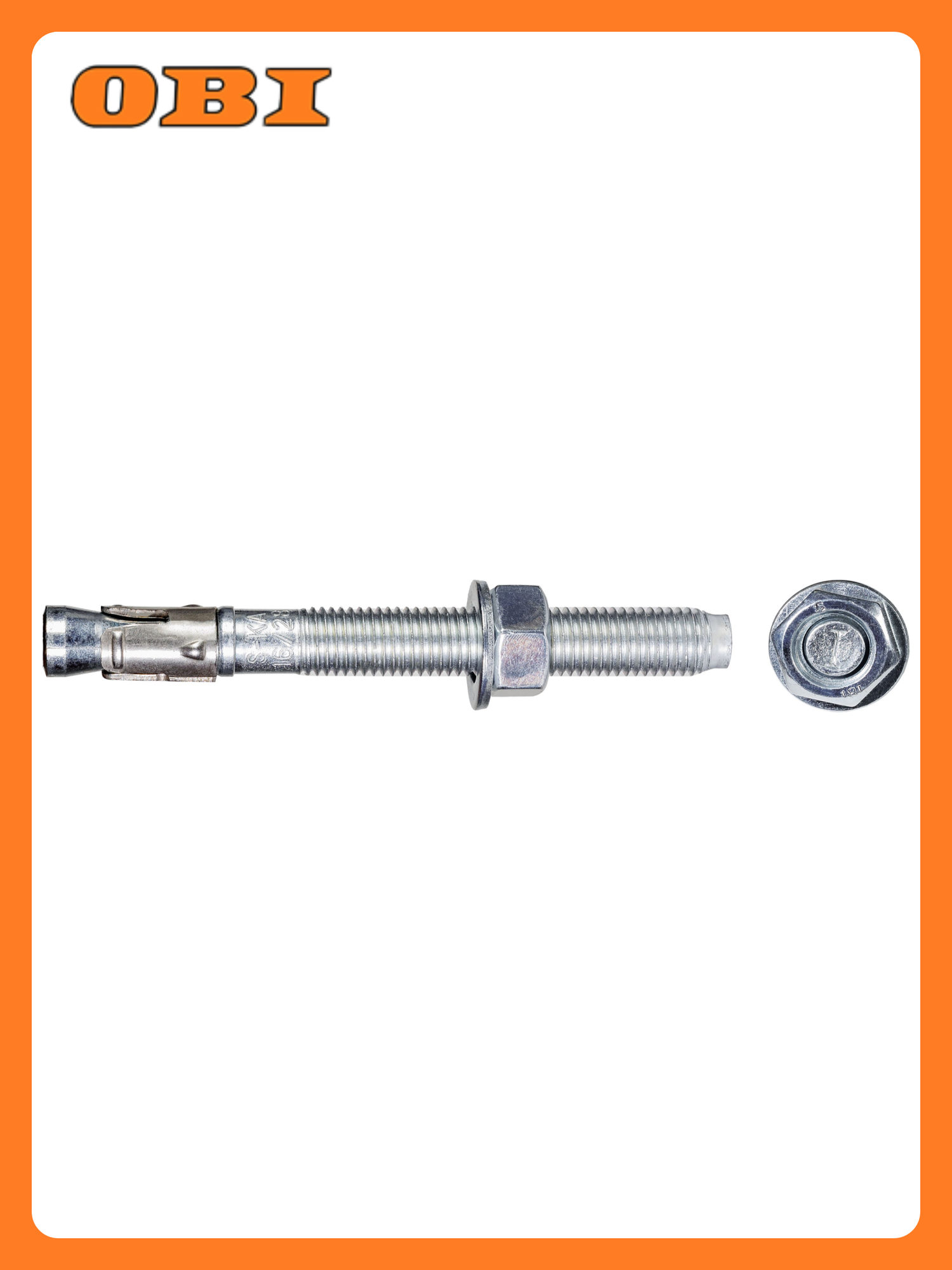 Анкер клиновой Sormat S-KA оцинкованный для бетона 8х75 мм