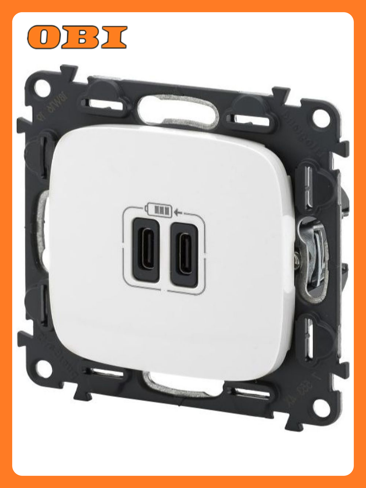 Розетка Legrand Etika USB Type-C белая