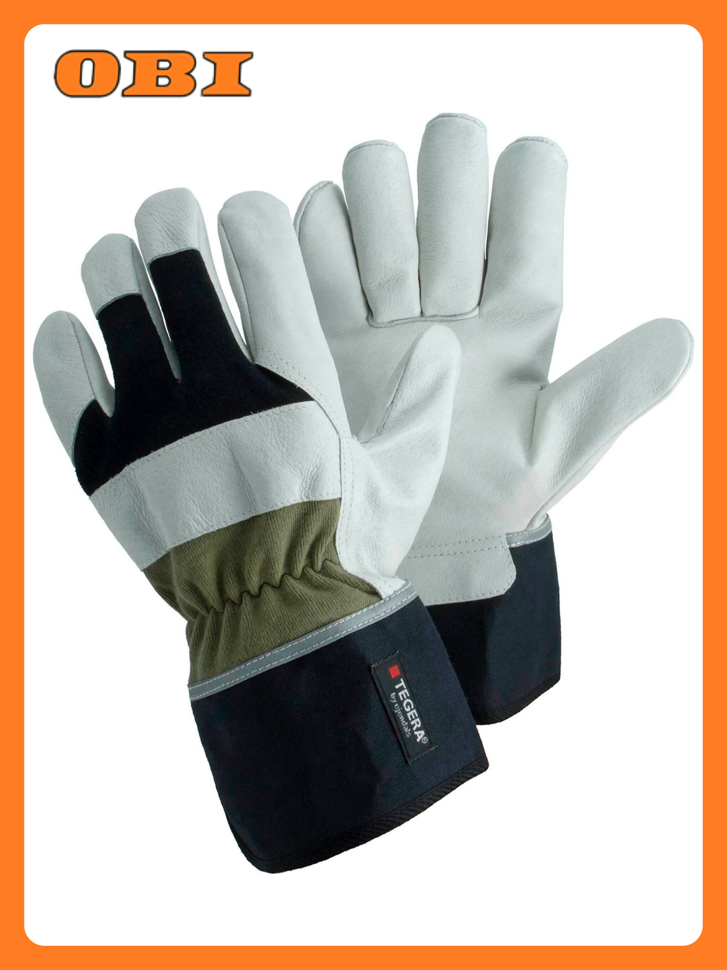 Перчатки TEGERA 35 10  кожаные  многоразовые  универсальные  размер 10
