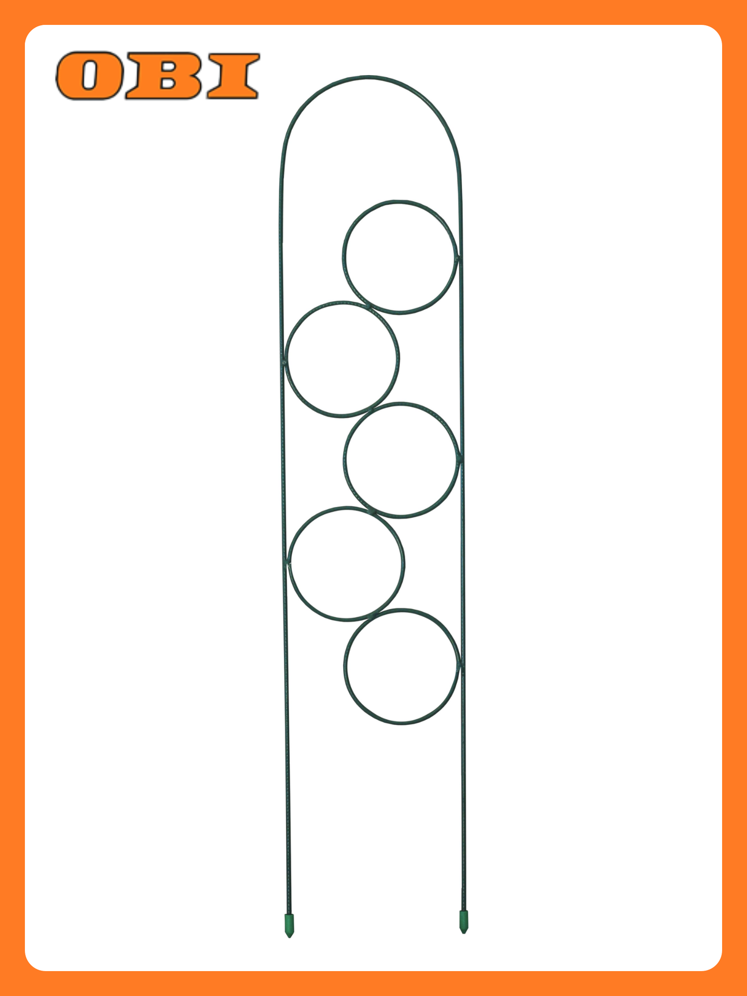 Шпалера Клевер С  Мини Кольцо   для вьющихся растений  неразборная  70 см  зеленая