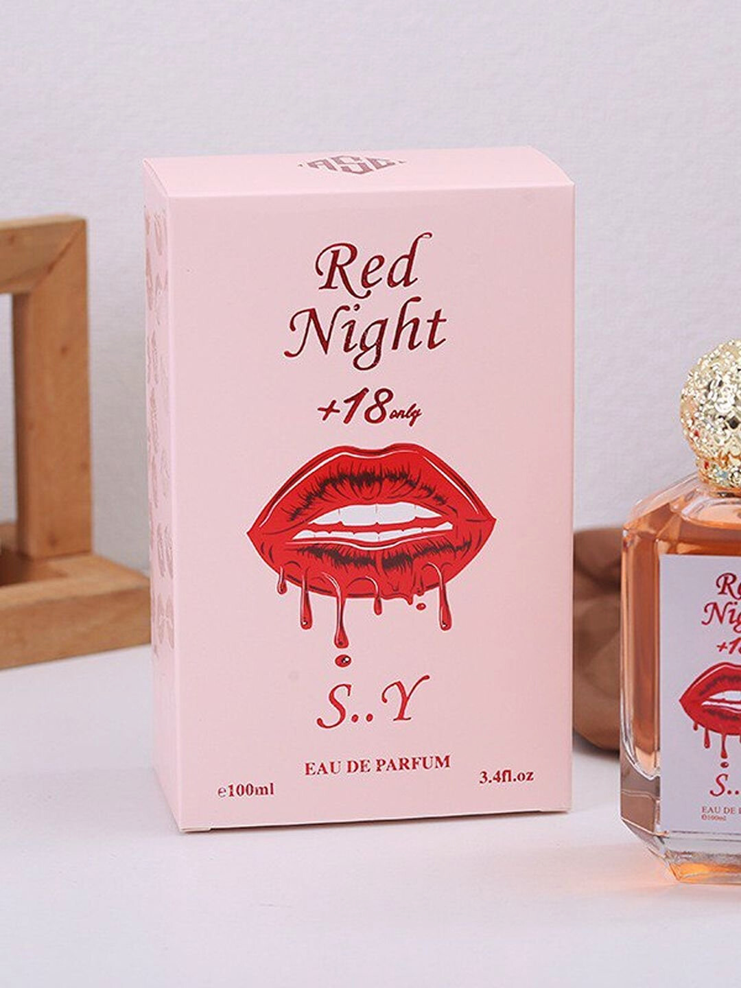 Red Night S.Y (+18) Женские духи 100 мл Стойкий вечерний аромат + Подарок 5 подводок — фото 1